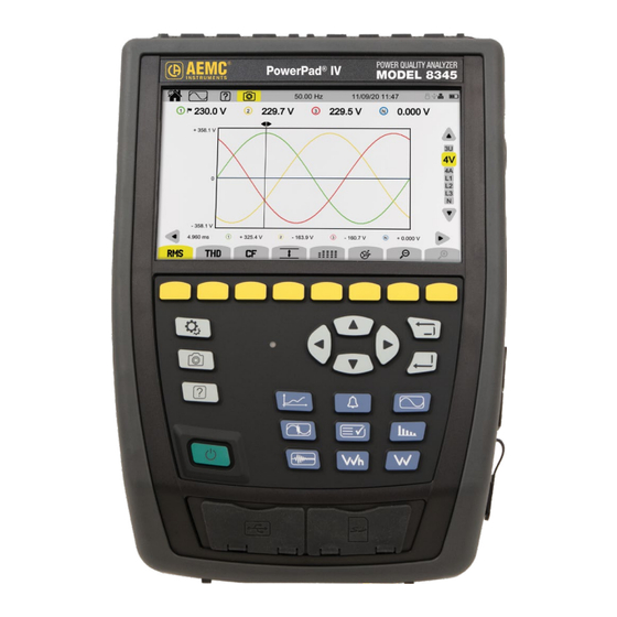 AEMC PowerPad IV 8345 User Manual