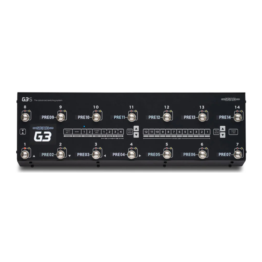 GigRig G3, G3S Manual
