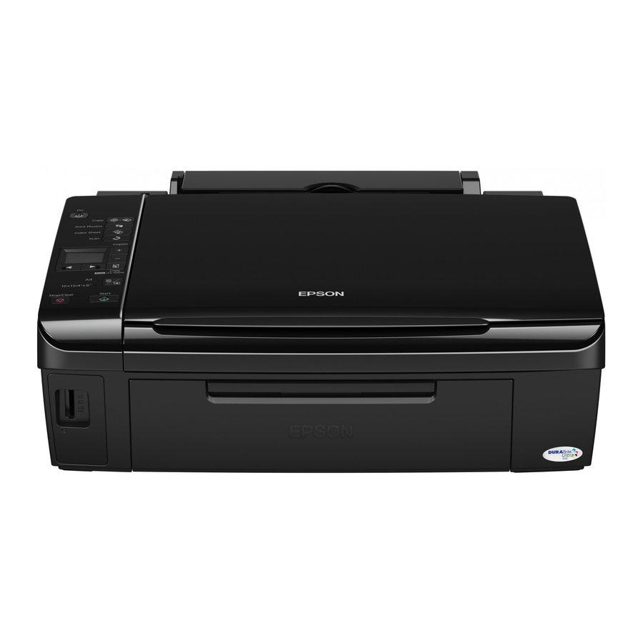 Epson Stylus SX210 Series Basic Operation Manual
