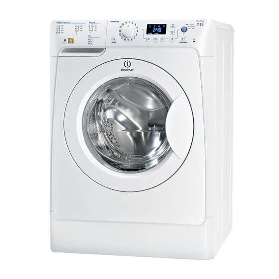 Indesit PWDE 7124 W Instructions For Use Manual