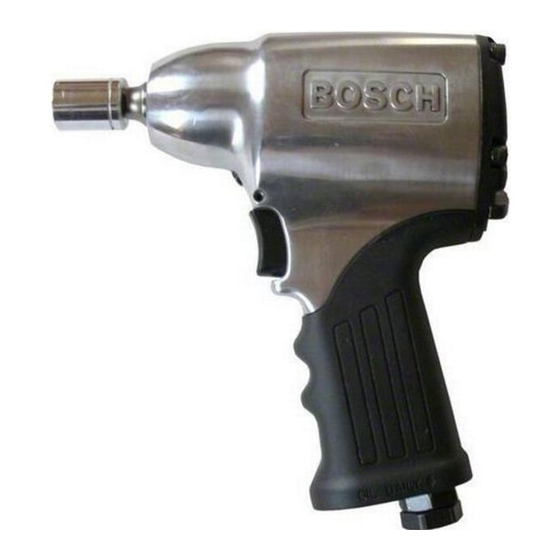 Bosch 0 607 450 626 Impact Wrench Manuals