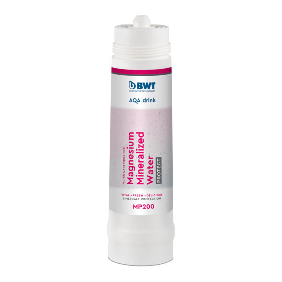BWT AQA drink Pure Installation And Operating Instructions Manual