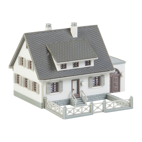 Faller DETACHED HOUSE Quick Start Manual