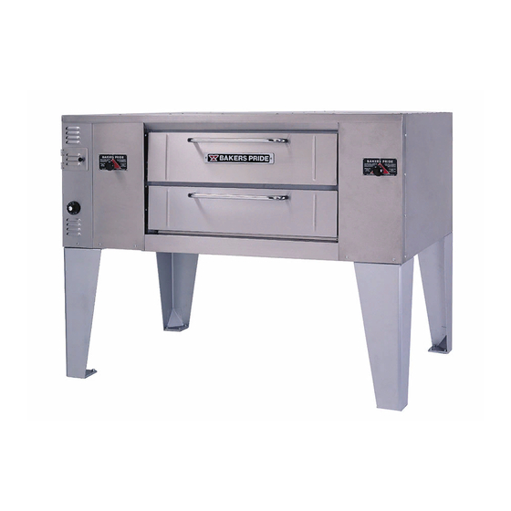Bakers Pride DS-805 Parts List