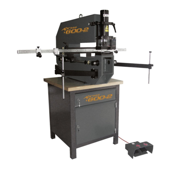 ALFRA PRESS AP 600-2 Operating Instructions Manual