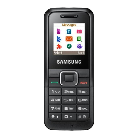 Samsung E1075L User Manual