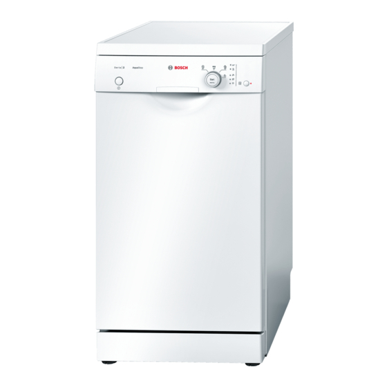 Bosch SPS40E72EU Instruction Manual
