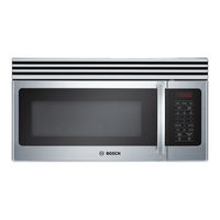 Bosch HMV3021U - 300 Microwave From The Collect Use And Care Manual