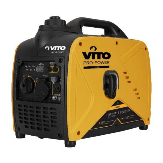 VITO PRO-POWER VIGI1250 Instruction Manual