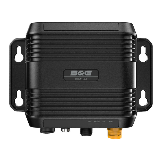 B&G Triton Edge Installation Manual
