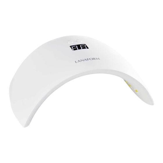 Lanaform Nail Lamp Manual