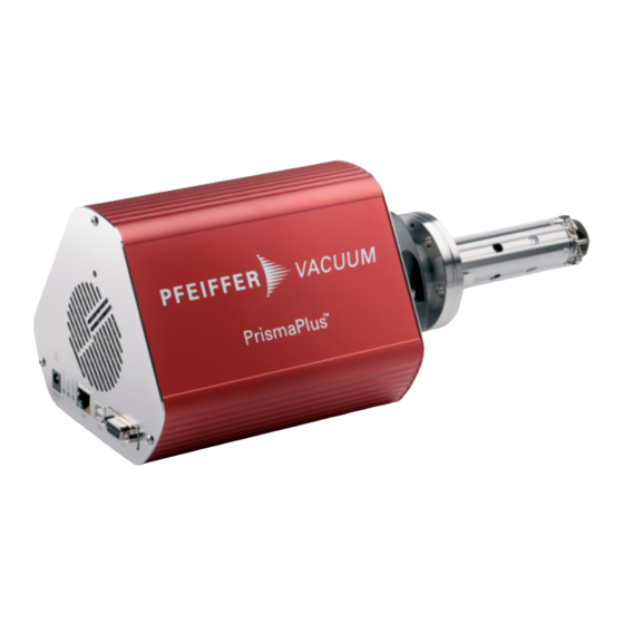 Pfeiffer Vacuum PrismaPlus QMG 220 Operating Instructions Manual