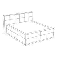 Conforama LEVANA BxB 160x200 Assembly Instructions Manual