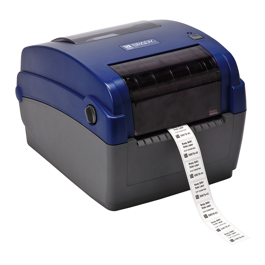 Brady BBP11-34L Manuals