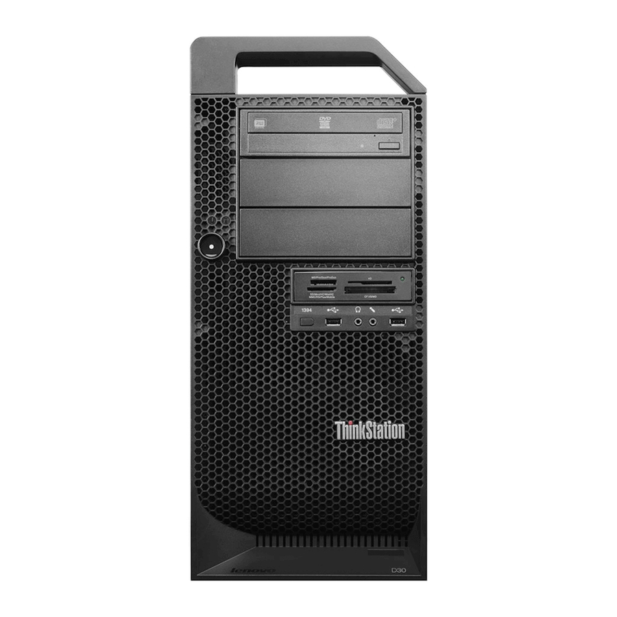 Lenovo ThinkStation D30 User Manual