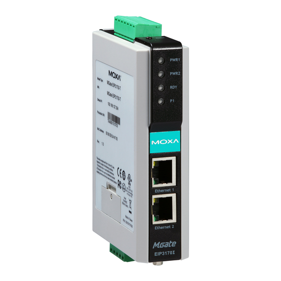 Moxa Technologies MGATE EIP3000 DF1 User Manual