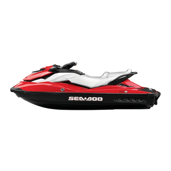 Sea-doo GTS Series Operator's Manual