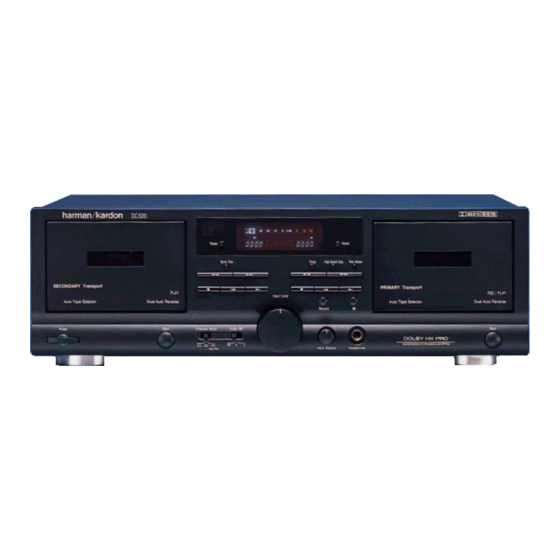 Harman Kardon DC520 Service Manual