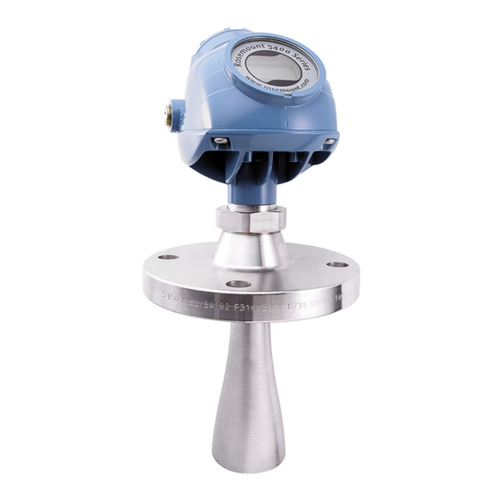 Emerson Rosemount 5400 Quick Start Manual