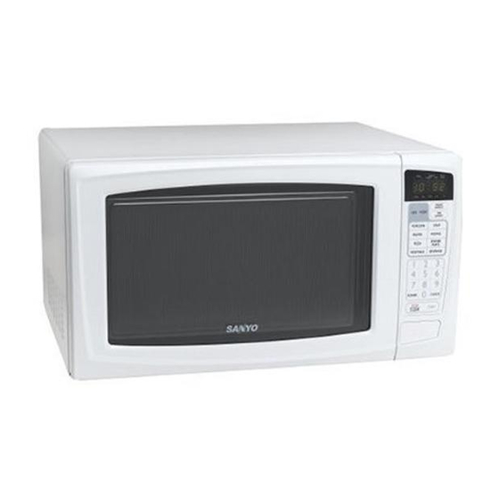Sanyo EMS9515W - 1.4 Cubic Foot Capacity Countertop Microwave Oven Manuals