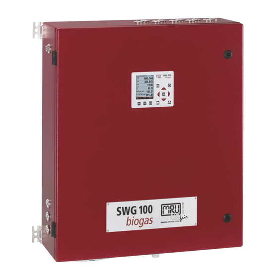 mru SWG 100 biogas User Manual