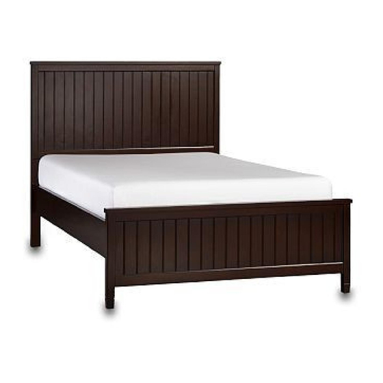 PB TEEN BEADBOARD BASIC BED QUEEN Assembly Instructions