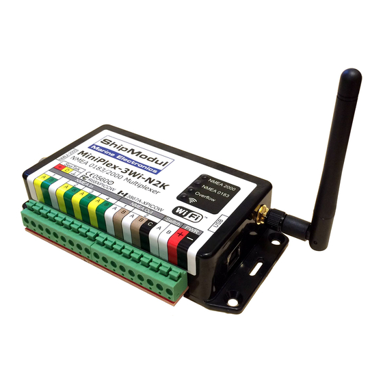 ShipModul MiniPlex-3 Firmware Manual