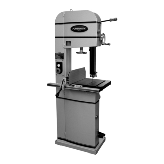 Powermatic PM1500T Operating Instructions And Parts Manual
