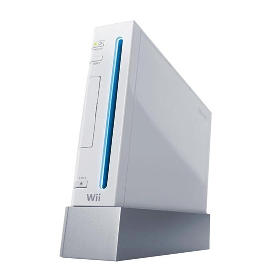 Nintendo Wii Quick Start Manual