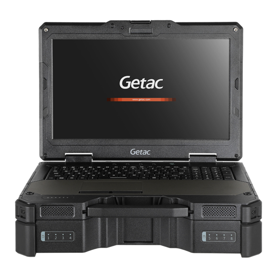 Getac X600 Quick Start Manual