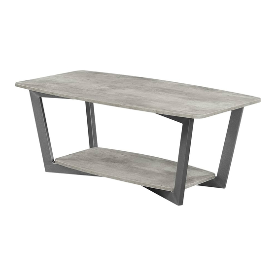 convenience concepts 111282GY Assembly Instructions