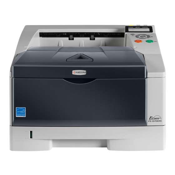 Kyocera FS-1370DN User Manual