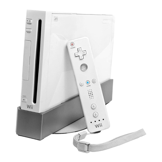 Nintendo Wii Operation Manual