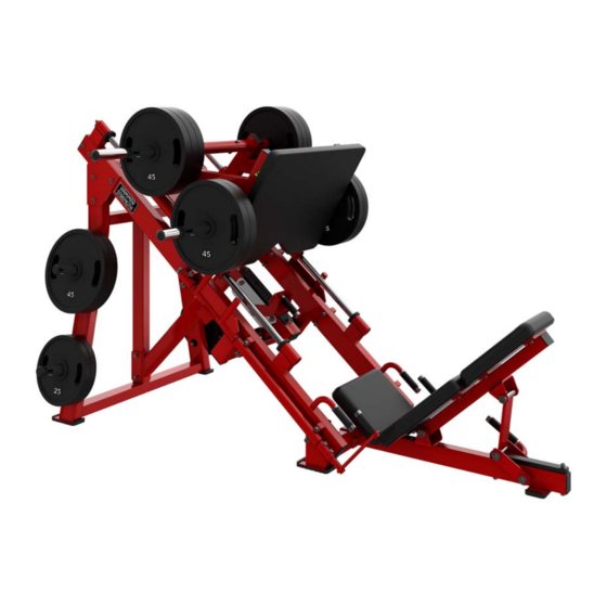 Hammer Strength  Linear Leg Press 8344901 Owner's Manual