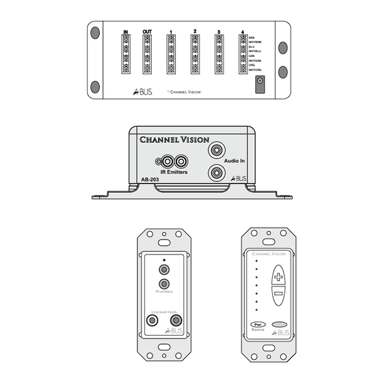 Channel Vision AB-404 Instructions Manual