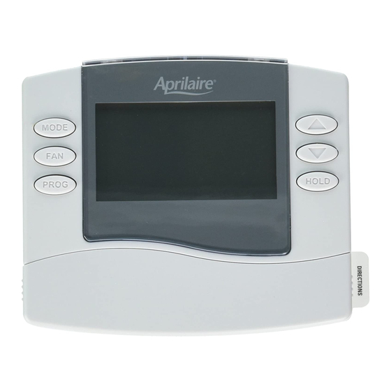 Aprilaire 8400 series Installation Instructions Manual
