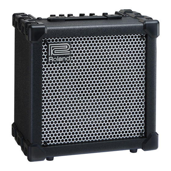 Roland CUBE-40XL Training Manual