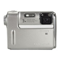 Sony DSC-F88 - Cyber-shot Digital Still Camera Operating Instructions Manual