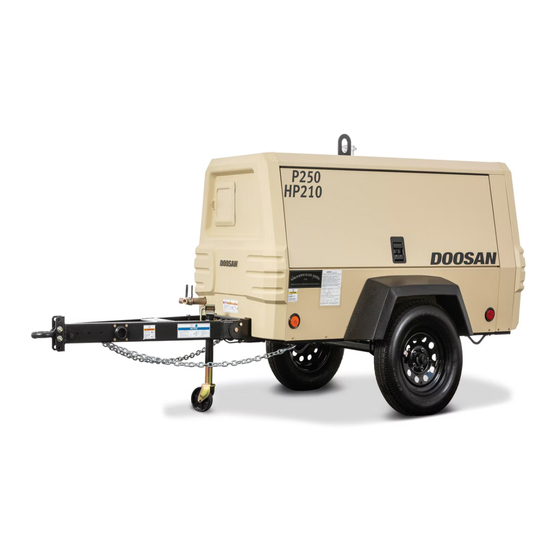 User Manuals: Doosan Infracore P250WDO-T4F Compressors