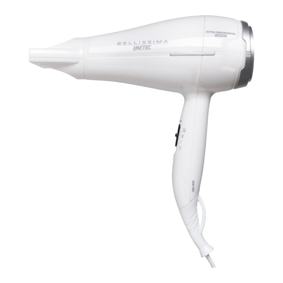 Imetec N0304 Hair Dryer Manuals