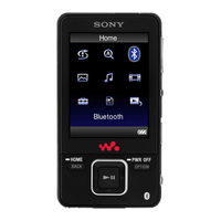 Sony Walkman CKM-NWZA820 Operating Instructions