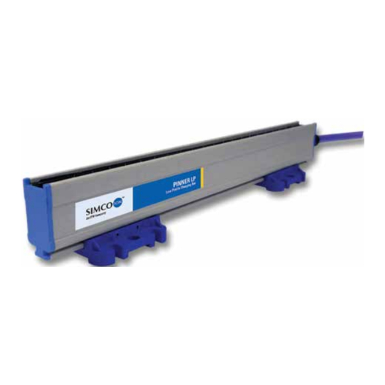 ITW SIMCO ION Pinner-LP Control Equipment Manuals