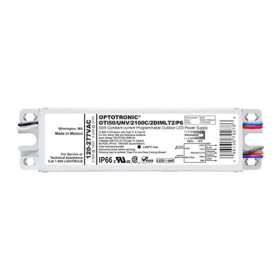 Osram OTi50W Installation And Troubleshooting Manual