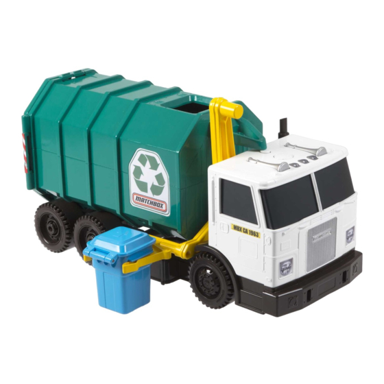 Mattel Matchbox DWR17 Instructions