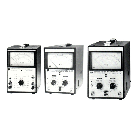 Topward TMV-360 Instruction Manual