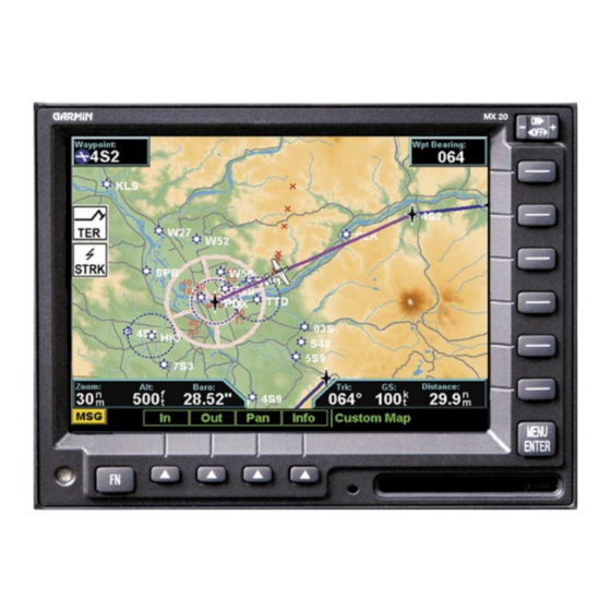 Garmin 20 Pilot's Manual
