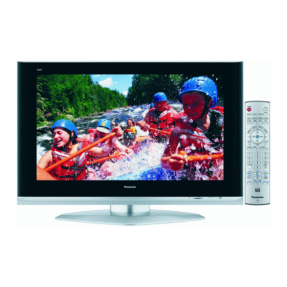 Panasonic Viera TH-50PX500 Technical Manual
