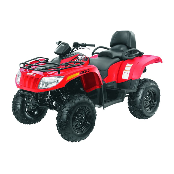 Arctic Cat 2014 400 TRV Service Manual