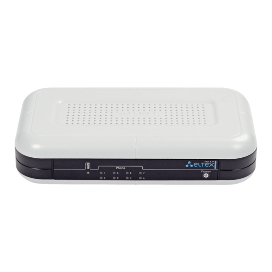 ELTEX TAU-8.IP User Manual