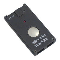 Edic-Mini Tiny A22 series Short Operating Instructions